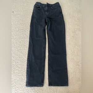 Forever 21 Charcoal Straight Leg Jeans